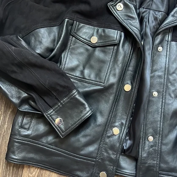 ✨HP✨ Song of Style Davi Leather Jacket - Picture 4 of 10